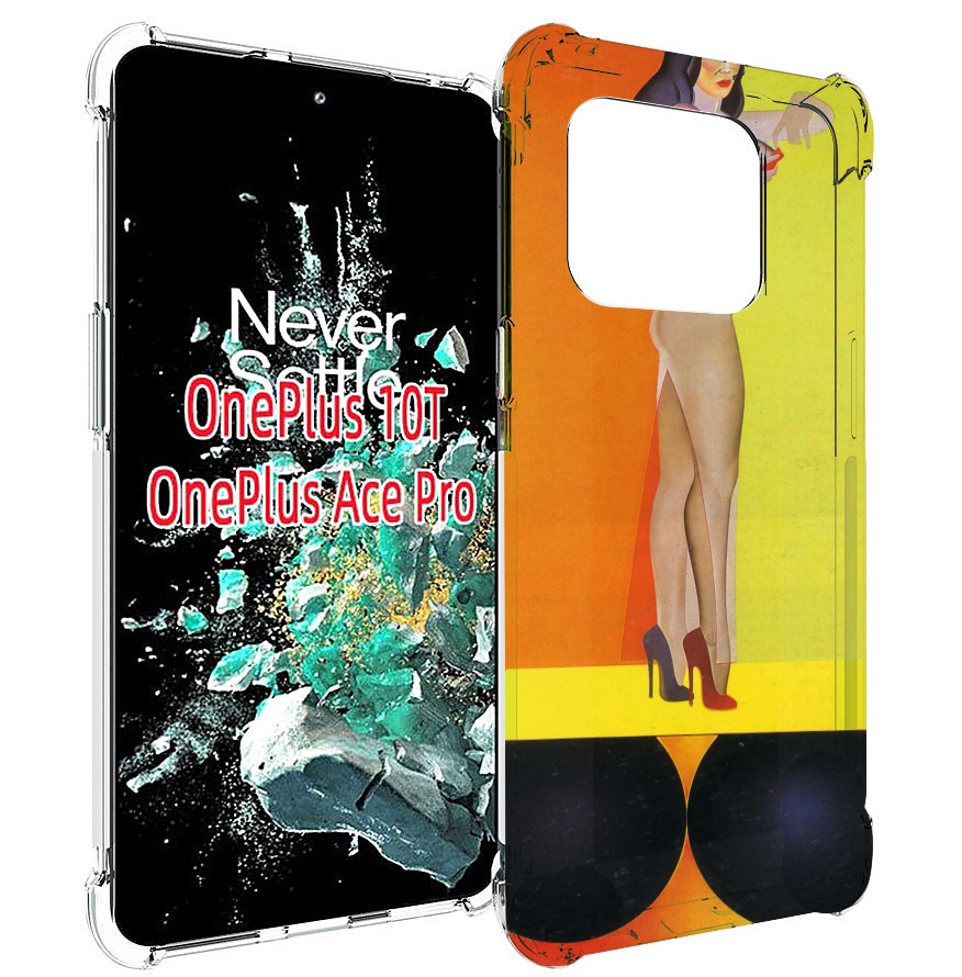 

Чехол MyPads девушка на шарах женский для OnePlus 10T, Прозрачный, Tocco
