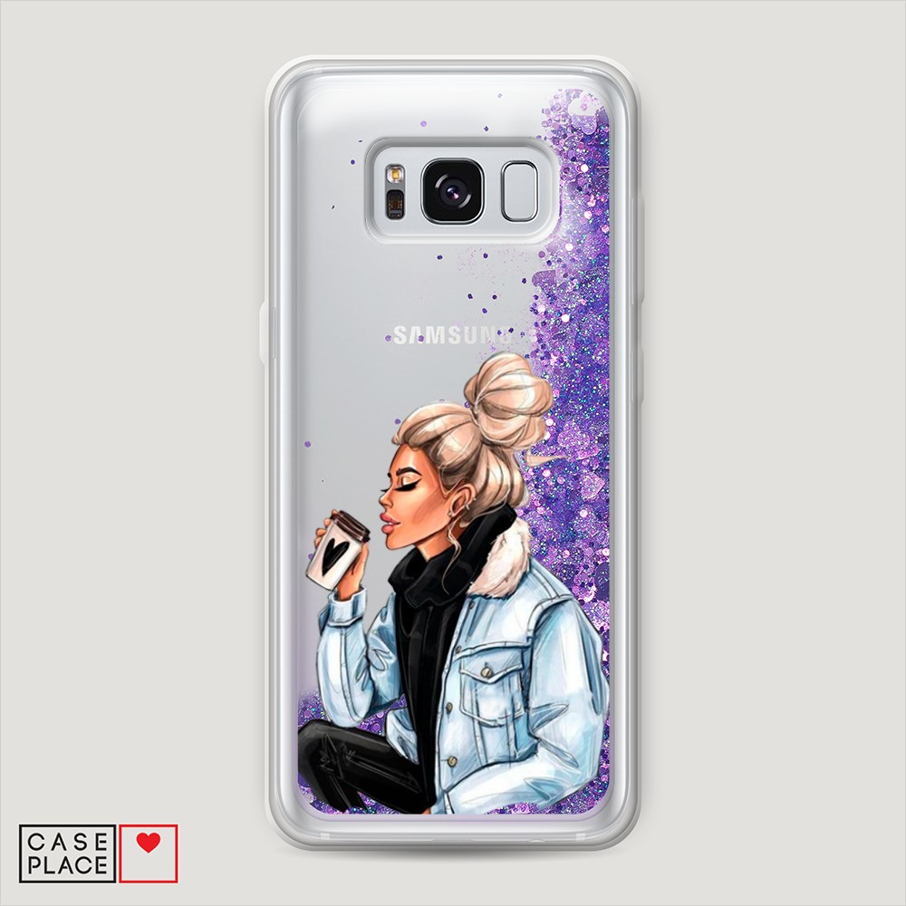 

Чехол Awog на Samsung Galaxy S8 Plus "Cute girl", Разноцветный, 24892-1