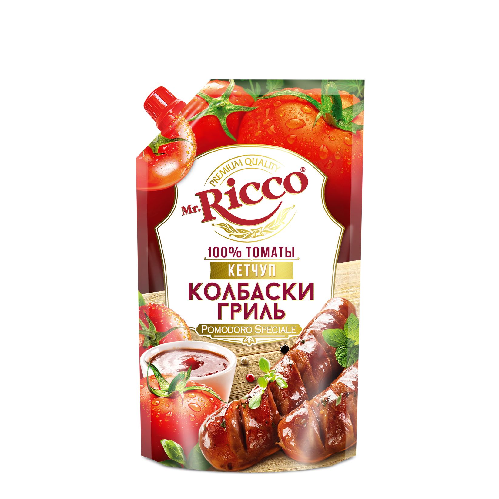 

Кетчуп Mr.Ricco Колбаски гриль 350 г