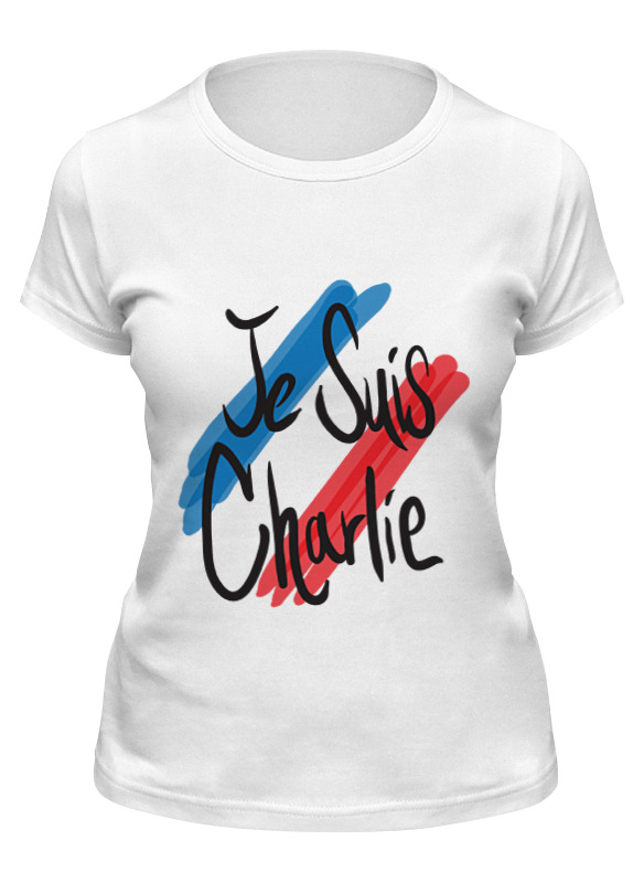 

Футболка женская Printio Je suis charlie (я шарли) белая L, Белый, Je suis charlie (я шарли)