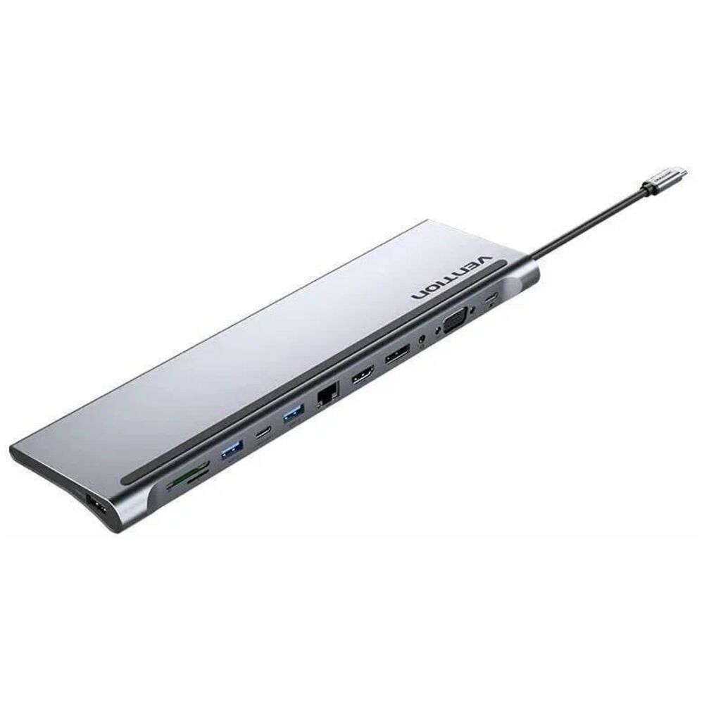 

Док-станция Vention USB-C Universal Dock 12в1 THSHC, Серый