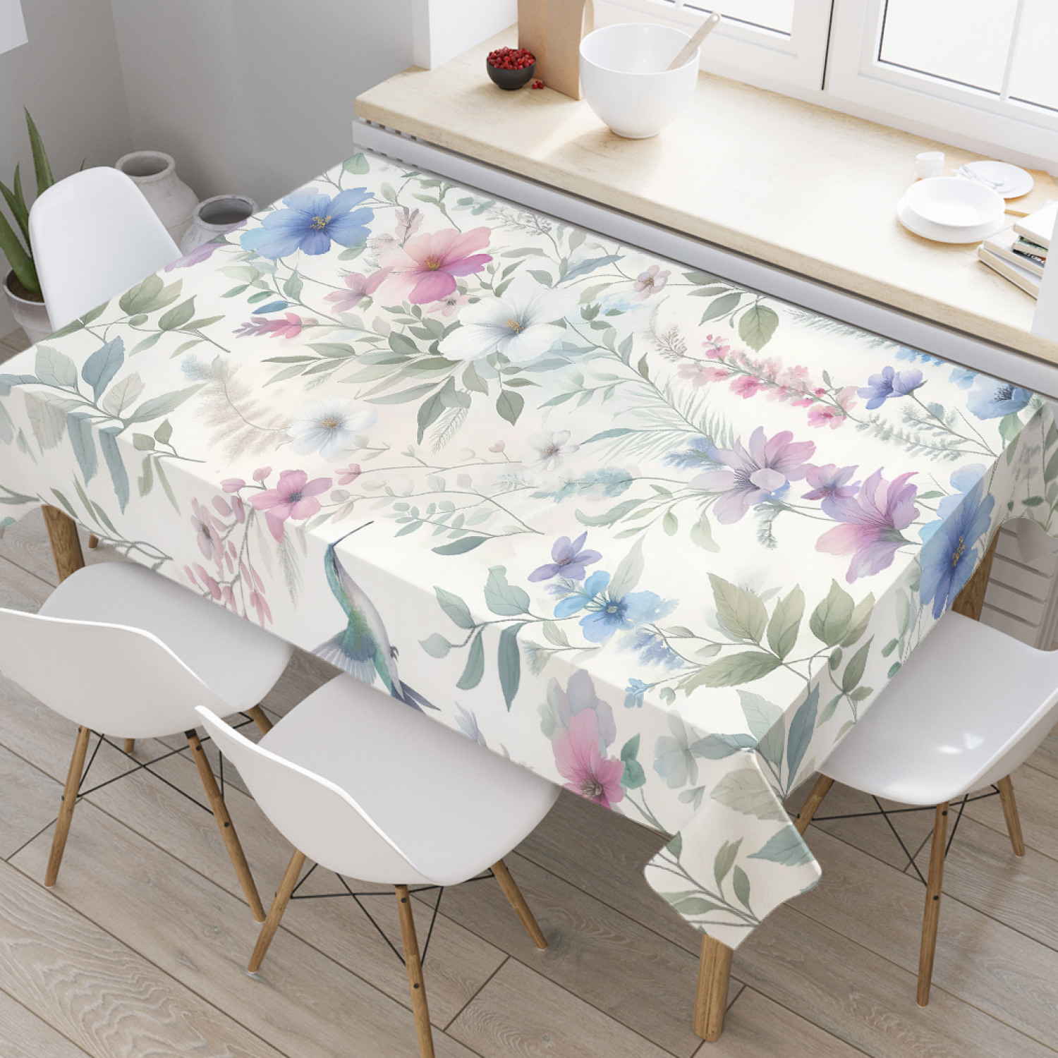 

Скатерть JoyArty Птички в цветах 120х145, tcox_sd2266_120x145, Зеленый