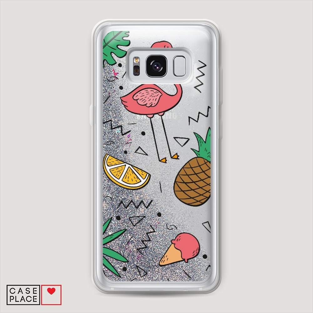 

Чехол Awog на Samsung Galaxy S8 Plus "Гавайский фон", Разноцветный, 24891-1