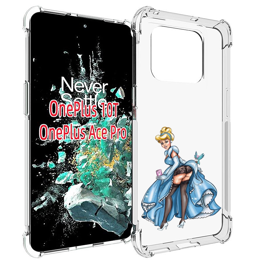 

Чехол MyPads девушка-в-платье-красивая женский для OnePlus 10T, Прозрачный, Tocco