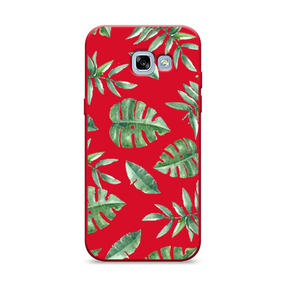 

Чехол Awog на Samsung Galaxy A5 2017 / Самсунг A5 2017 "Нарисованные пальмовые листья", Разноцветный, 20653-1