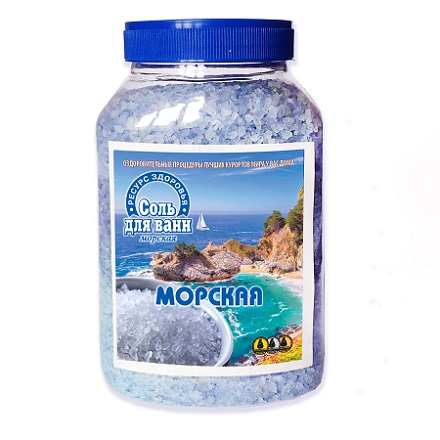 Соль для ванны Ресурс Здоровья, Морская, 1,7 кг
