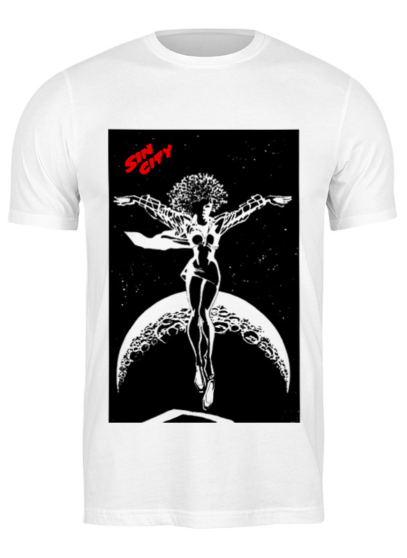 

Футболка женская Printio Город грехов / sin city белая M, Белый, Город грехов / sin city
