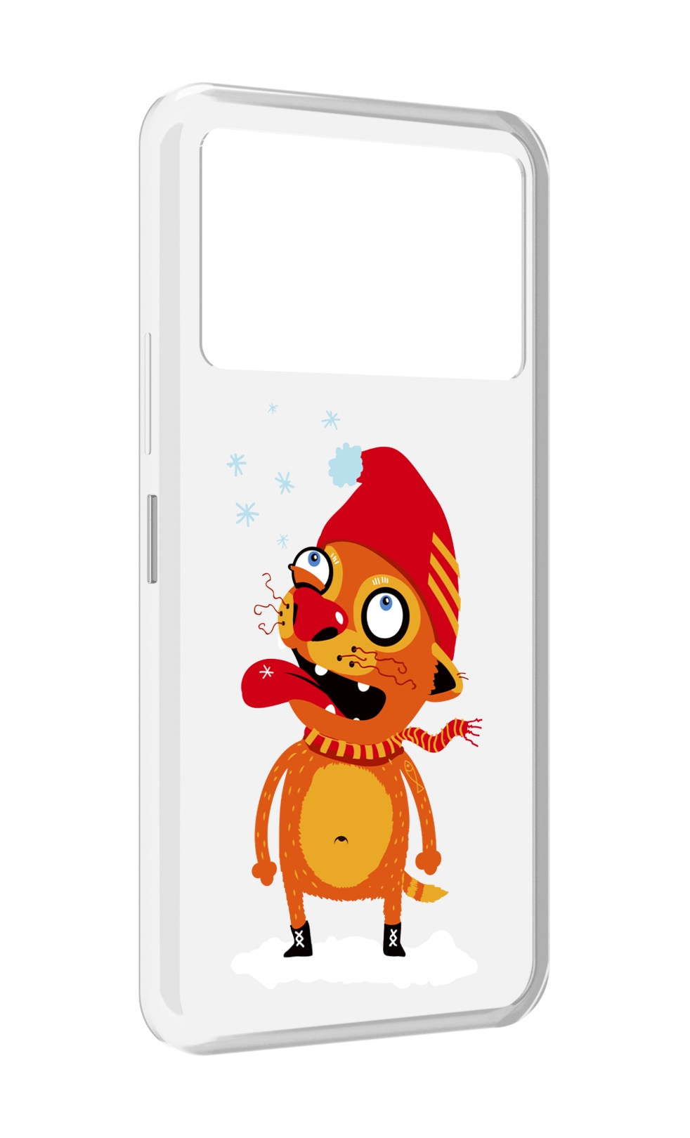 

Чехол MyPads Зимний кот для Infinix NOTE 12 VIP (X672), Прозрачный, Tocco