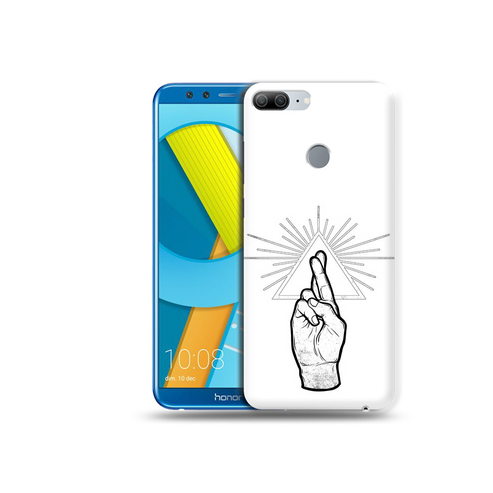 

Чехол MyPads Tocco для Huawei Honor 9 Lite черно белая рука (PT117118.56.681), Прозрачный, Tocco