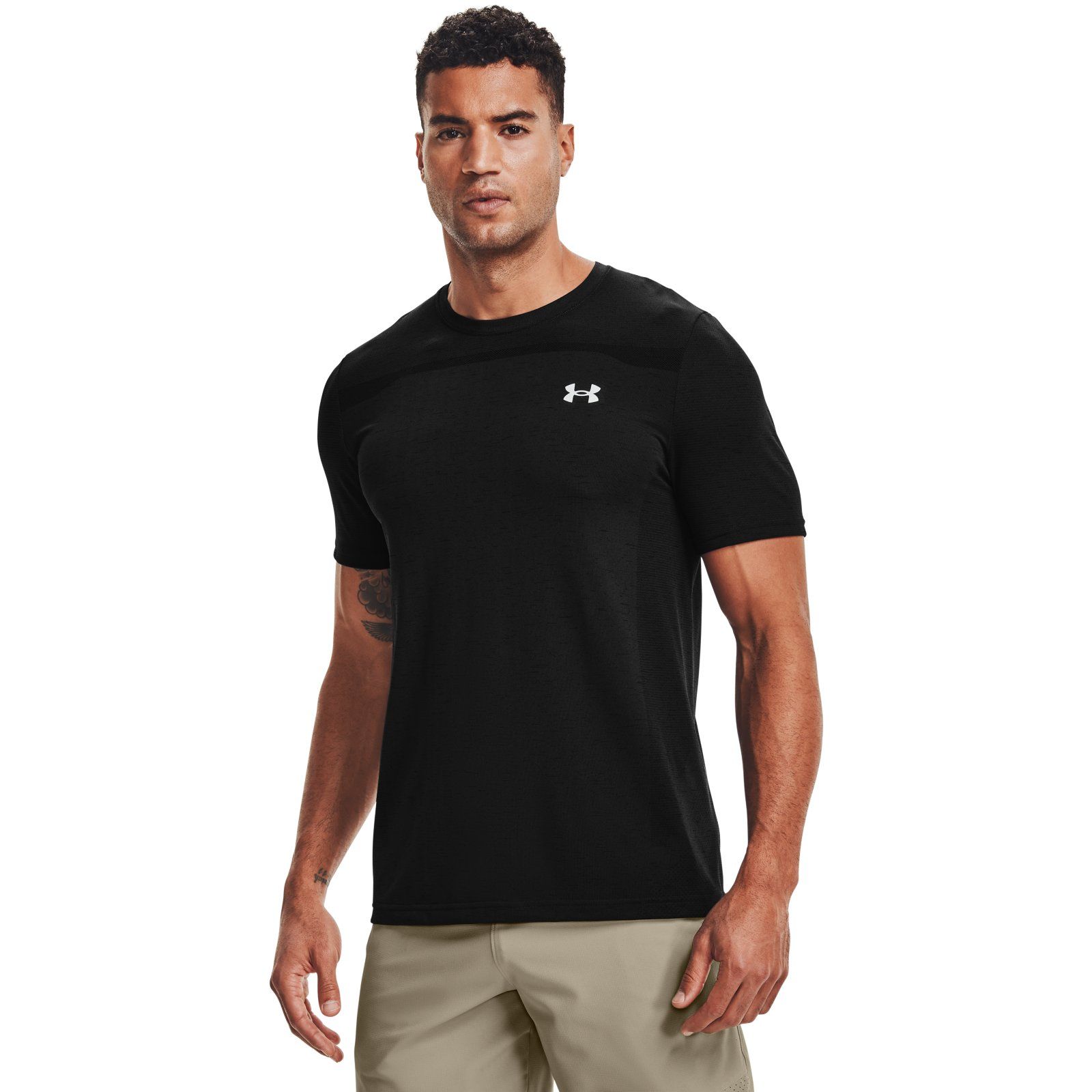 фото Футболка мужская under armour 1361131-001 черная s/m