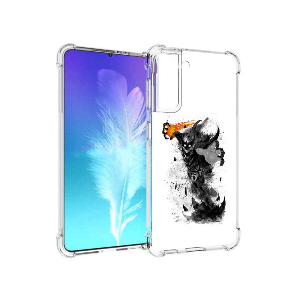 

Чехол MyPads Tocco для Samsung Galaxy S21 nevermore черно белый (PT157088.510.21), Прозрачный, Tocco