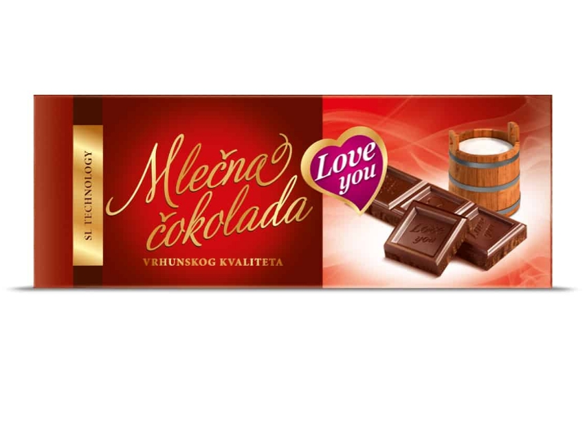 

Шоколад Swisslion Love you молочный, 200 г