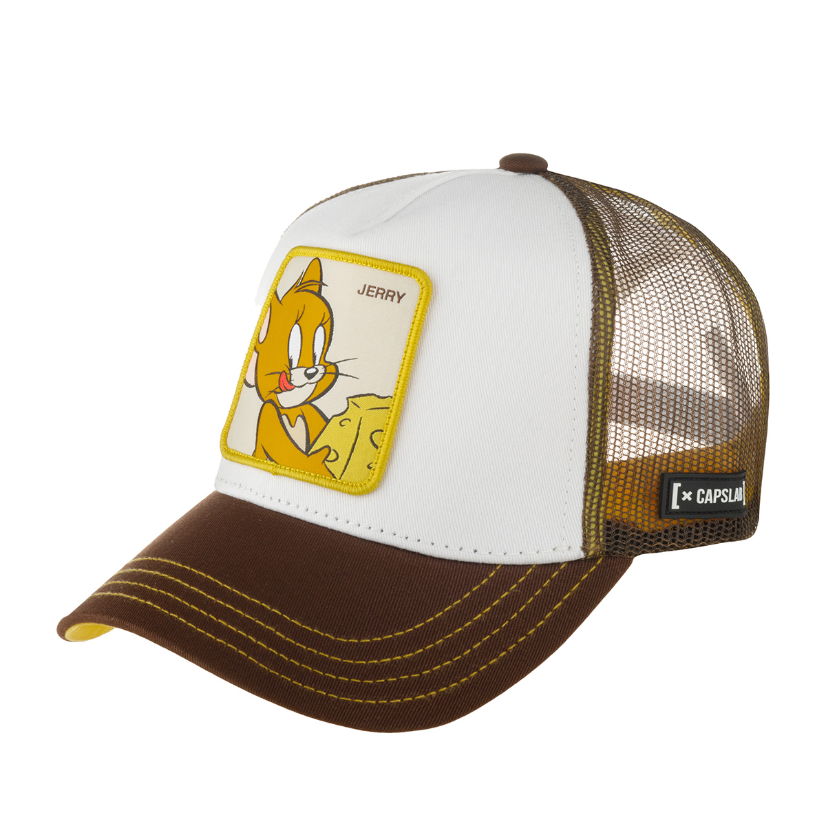 

Бейсболка унисекс CAPSLAB CL/TAJ4/1/CT/CHE Tom And Jerry Jerry белая/коричневая, Белый;коричневый, CL/TAJ4/1/CT/CHE Tom And Jerry Jerry