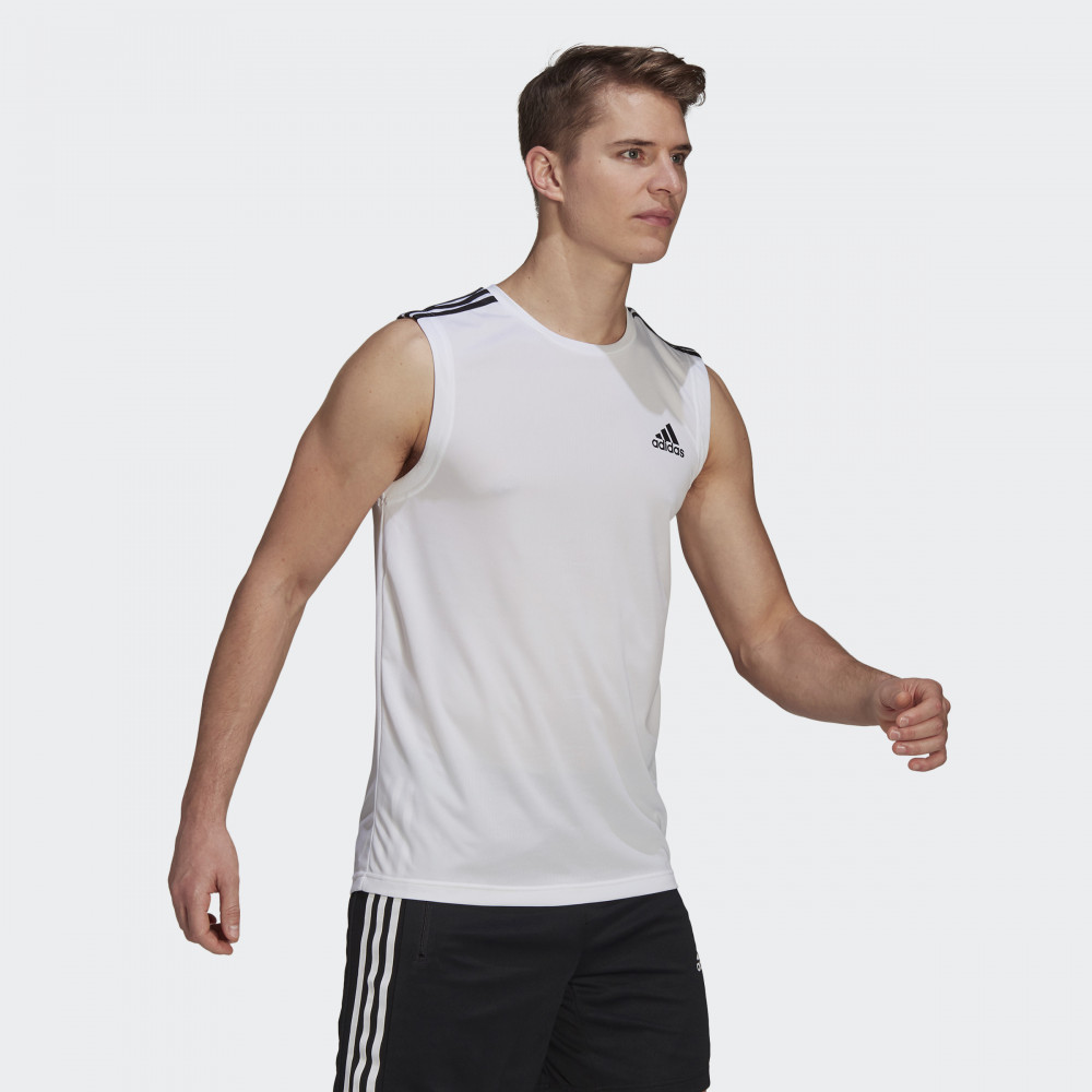 фото Майка мужская adidas gm21 белая xl