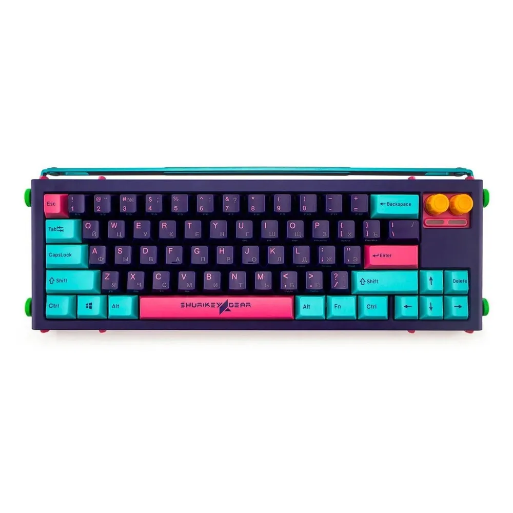 Беспроводная игровая клавиатура Shurikey Gear Saizo SZB81 Theme 003 фиолетовый 1199900₽