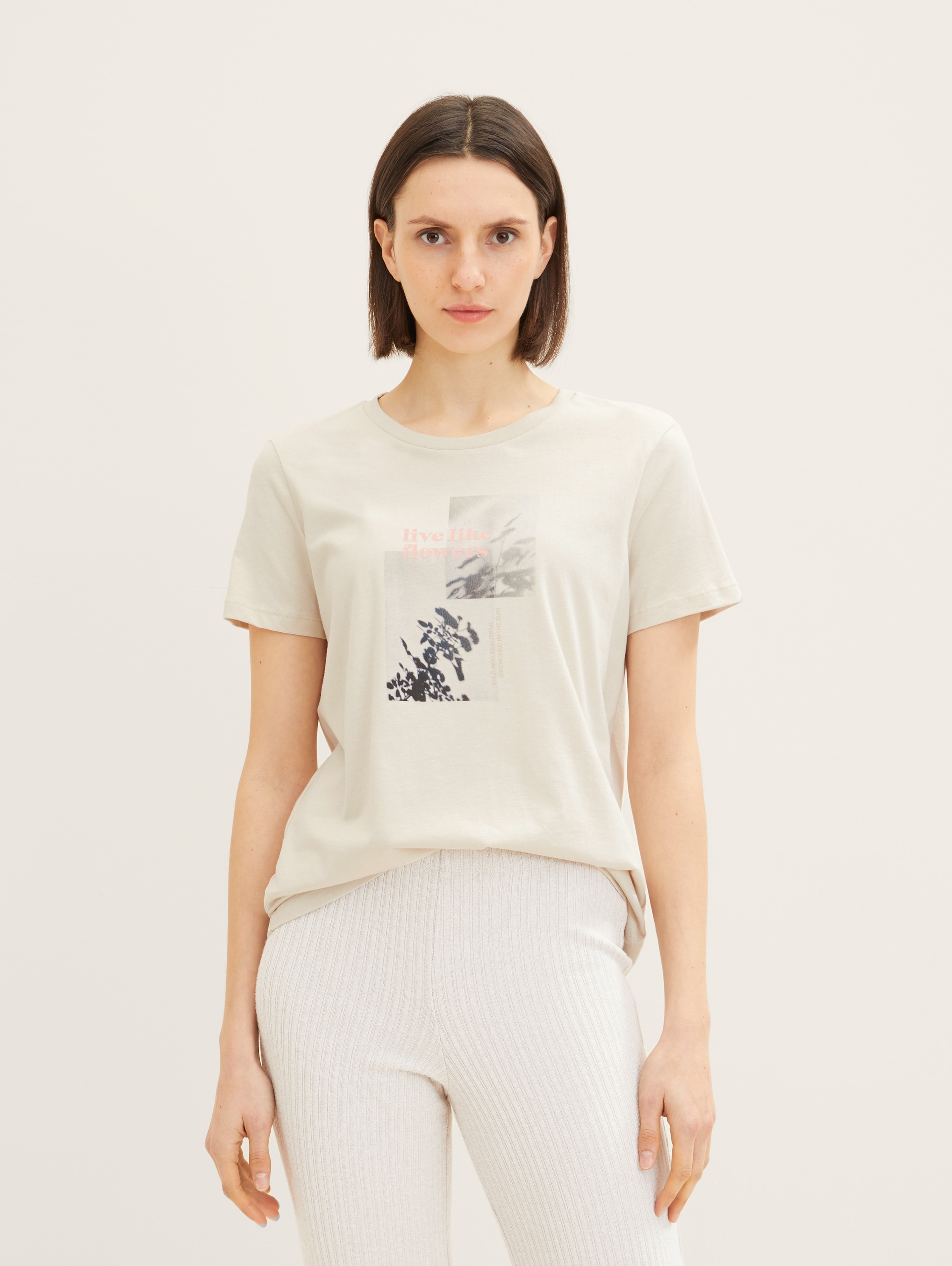 

Футболка женская TOM TAILOR 1036992 белая XS, 1036992