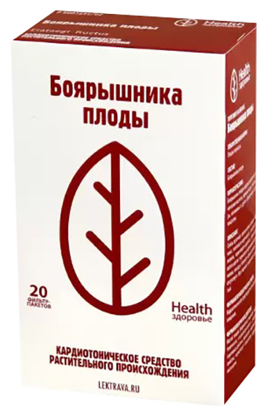 Купить Боярышник Health Здоровье плоды фильтр-пакеты 20 шт.