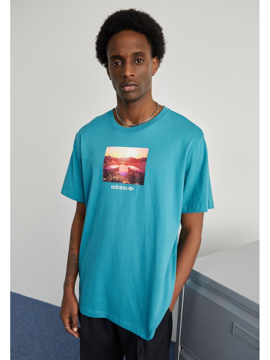 

Футболка мужская Adidas Originals AD122O11G голубая 2XL, Голубой, AD122O11G