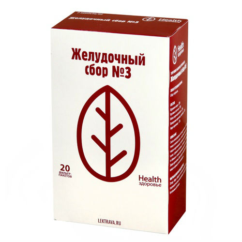 Сбор Health Здоровье Желудочный N3 сырье растительное фильтр-пакеты 20 шт.