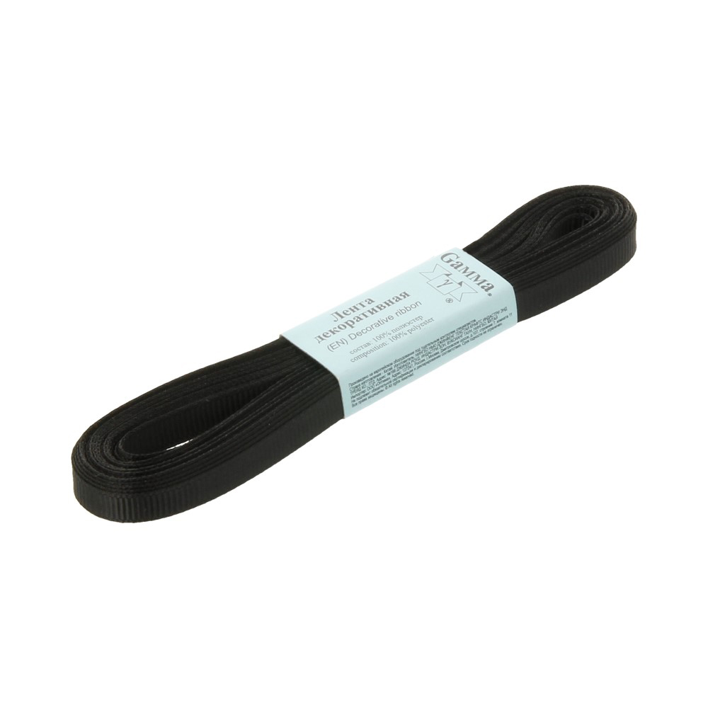 

Gamma 6 мм, 1/4", 45,5 м, № 123 черный, 6 мм, 1/4", 45,5 м, № 123 черный