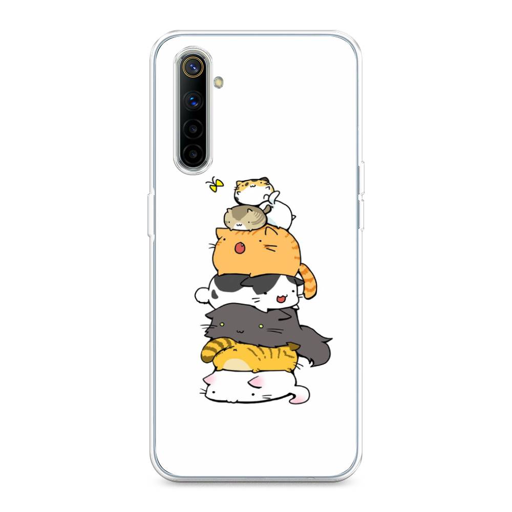 

Чехол Awog на Realme 6 "Бутерброд из котиков", Разноцветный, 252750-10