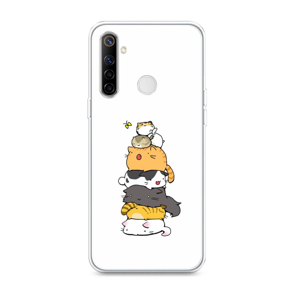 

Чехол Awog на Realme 6i "Бутерброд из котиков", Разноцветный, 252950-10