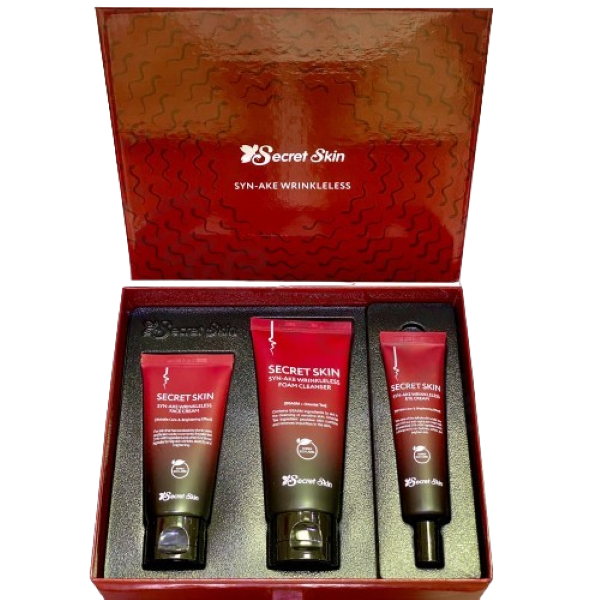 Набор средств SECRET SKIN со змеиным пептидом Syn-Ake Syn-Ake Wrinkleless 3 Set