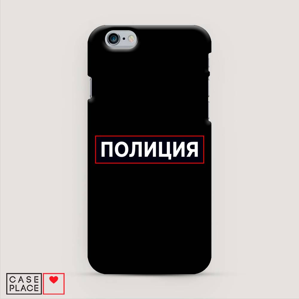 

Пластиковый чехол "Police logo" на Apple iPhone 6, 10420-4