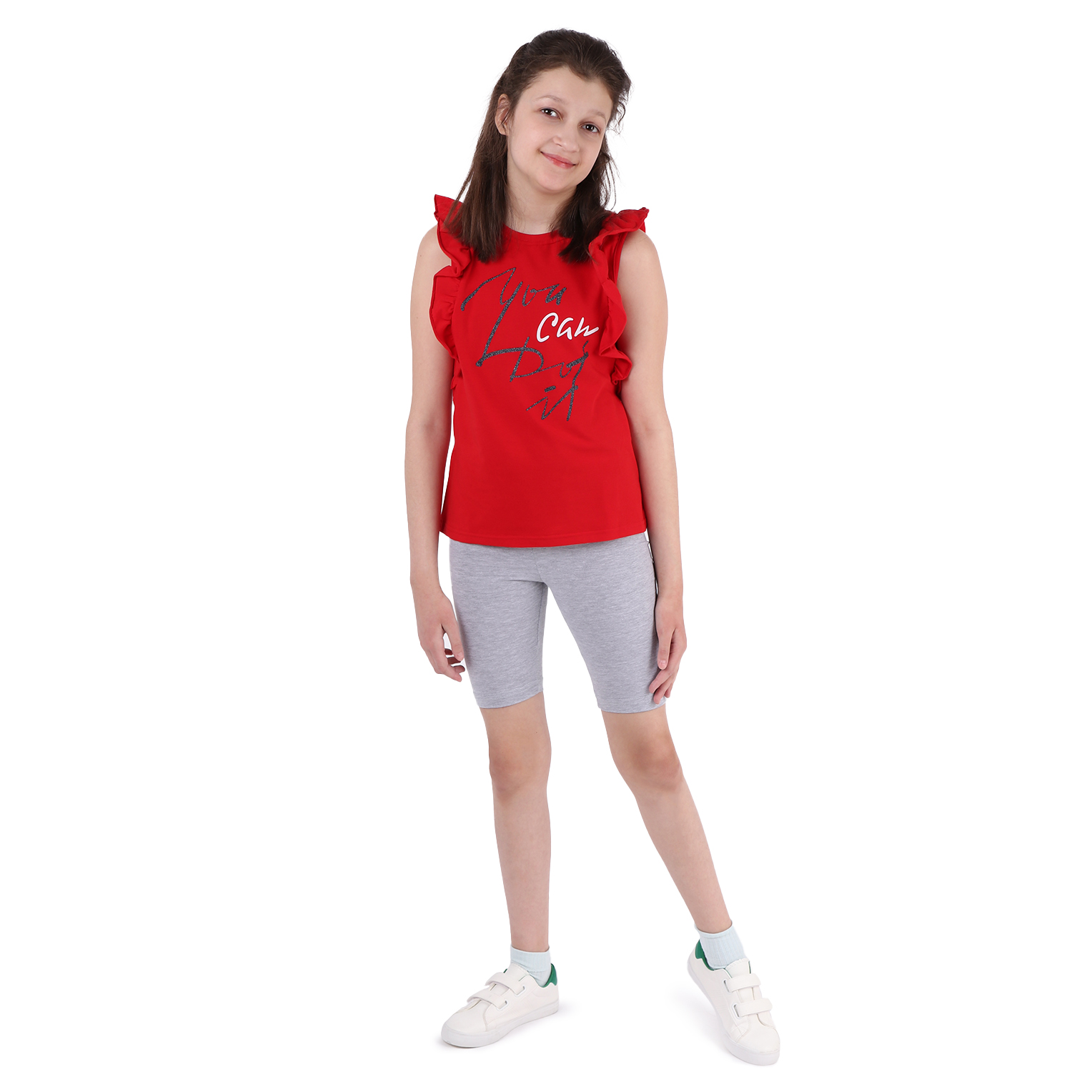 

Футболка Leader Kids Аморе, цвет: красный р.134, ЛКЛ20221529ку05