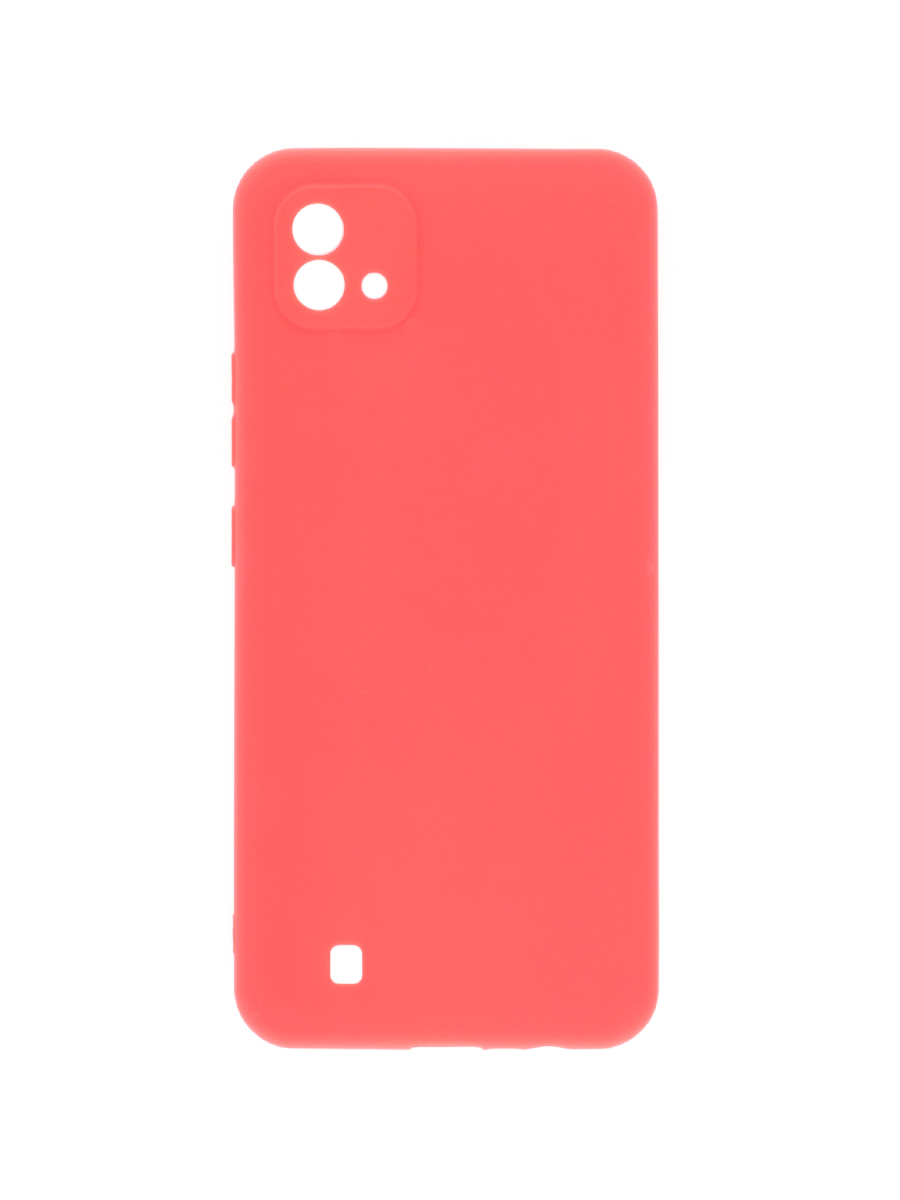 фото Чехол накладка soft matte на realme c20/c11 2021 (красный) защита камеры zibelino
