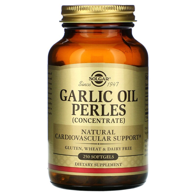 Купить Чесночное масло SOLGAR Garlic Oil Perles софтгели 250 шт.