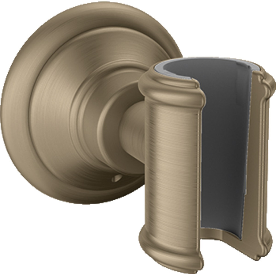 

Держатель душа Hansgrohe AXOR Montreux шлиф. никель 16325820, Золотистый