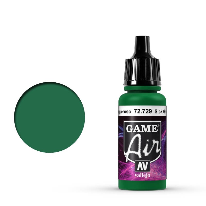 

V-72729 729. Game Air Бледный зеленый