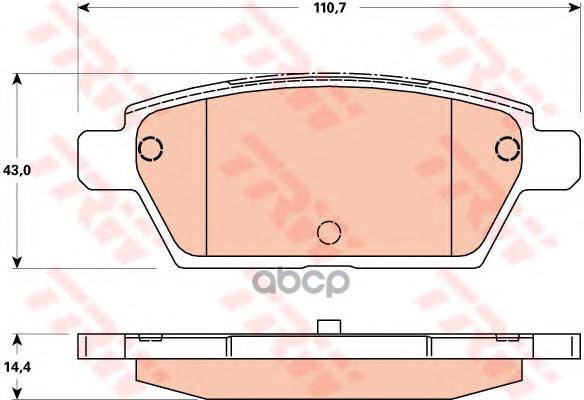 

Тормозные колодки TRW GDB3517