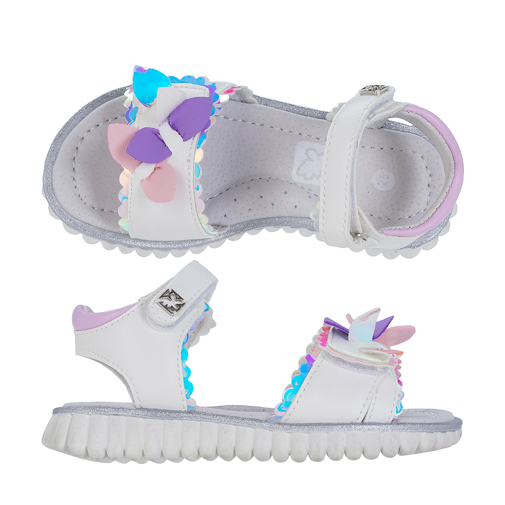 

Босоножки Kakadu для девочек, размер 28, 9427B-25-30-P-L, Белый, 9427B_25-30_P/L