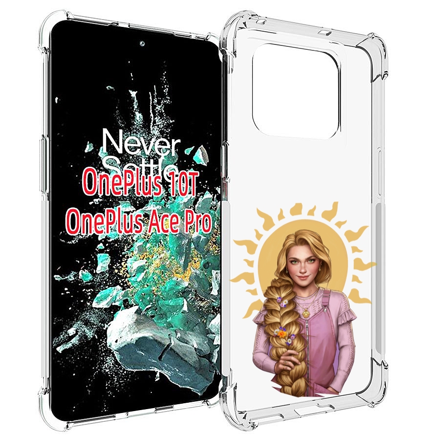 

Чехол MyPads девушка-с-большой-косой для OnePlus 10T, Прозрачный, Tocco