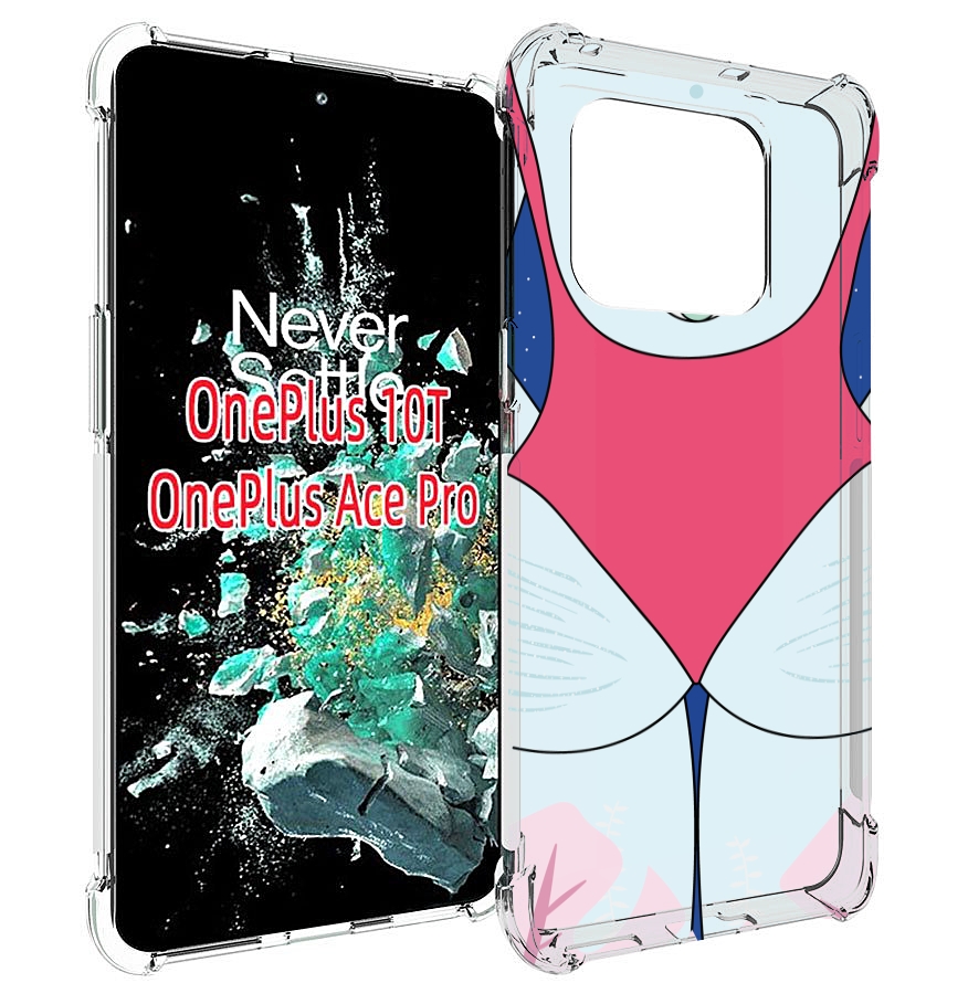 

Чехол MyPads девушка-с-глазом-на-спине для OnePlus 10T, Прозрачный, Tocco