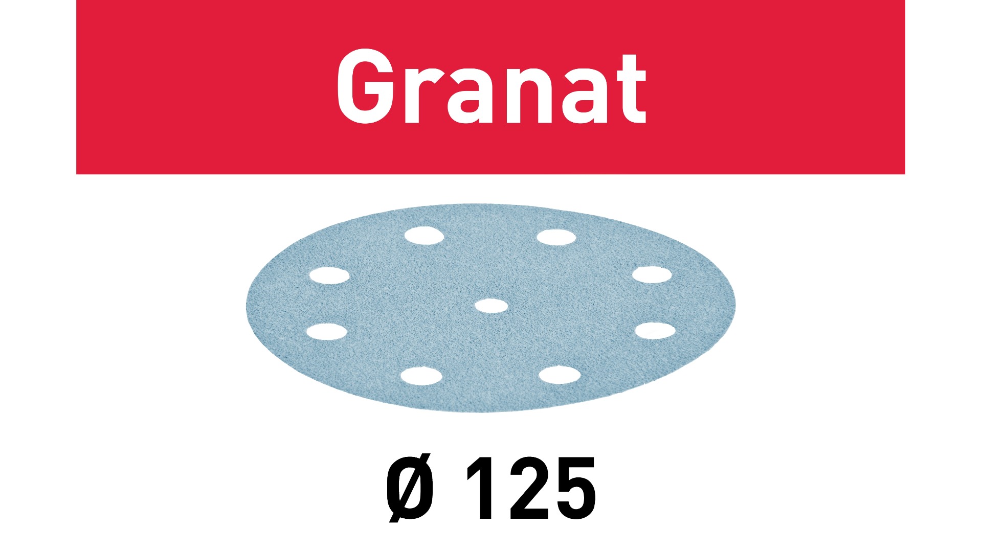 Материал шлифовальный Festool Granat P240 100 шт. STF D125/9 GR 100X 497173