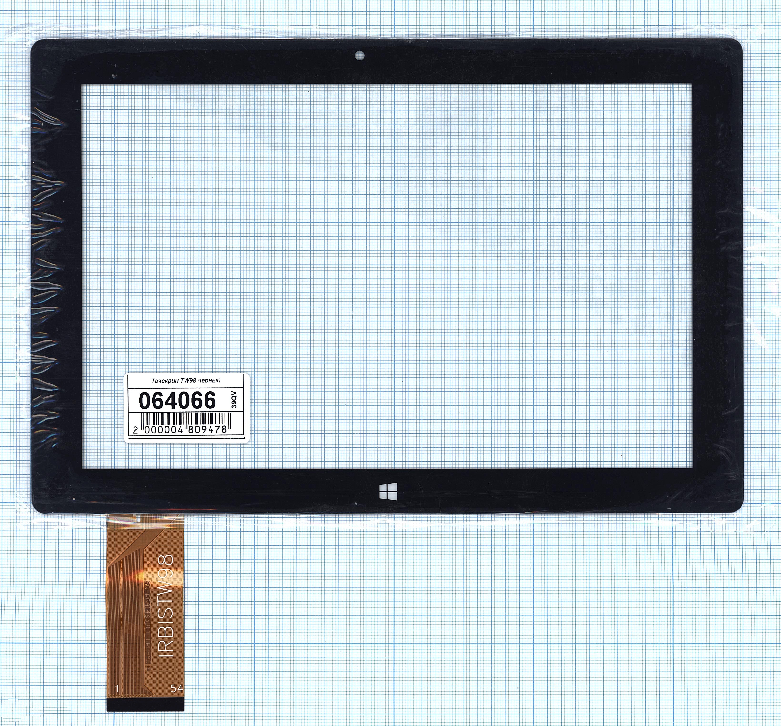 

Тачскрин OEM для TW98 (100164066V), Черный, для TW98 черное