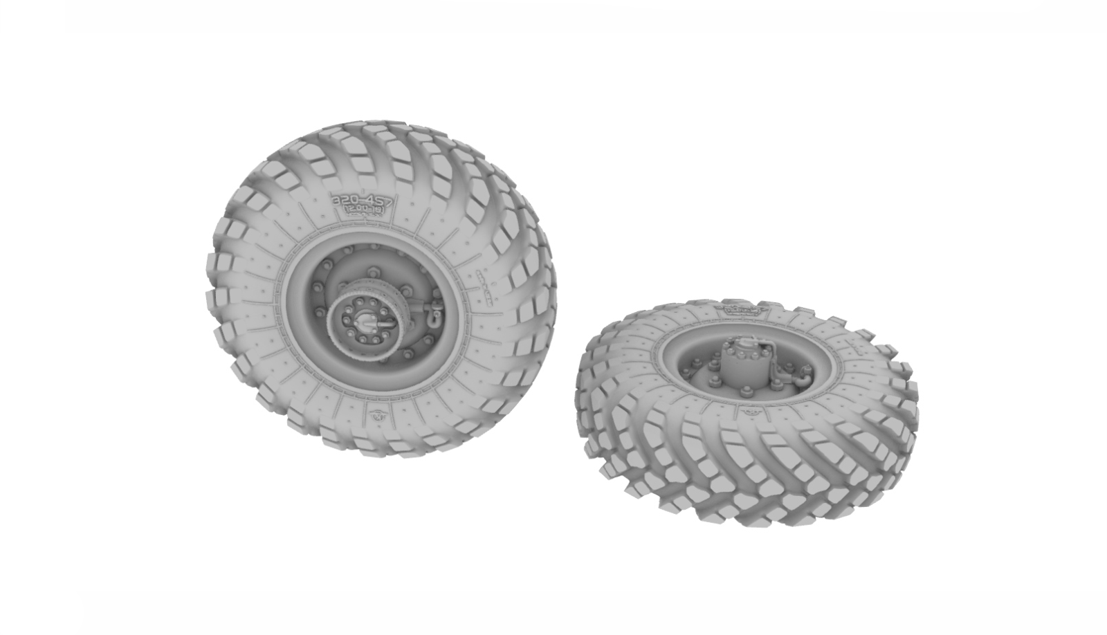 фото F72143 комплект колес для газ-66. тип 1 к-70, разборный диск sg modelling
