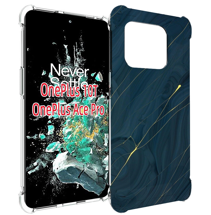 

Чехол MyPads дерево с золотыми трещинами для OnePlus 10T, Прозрачный, Tocco