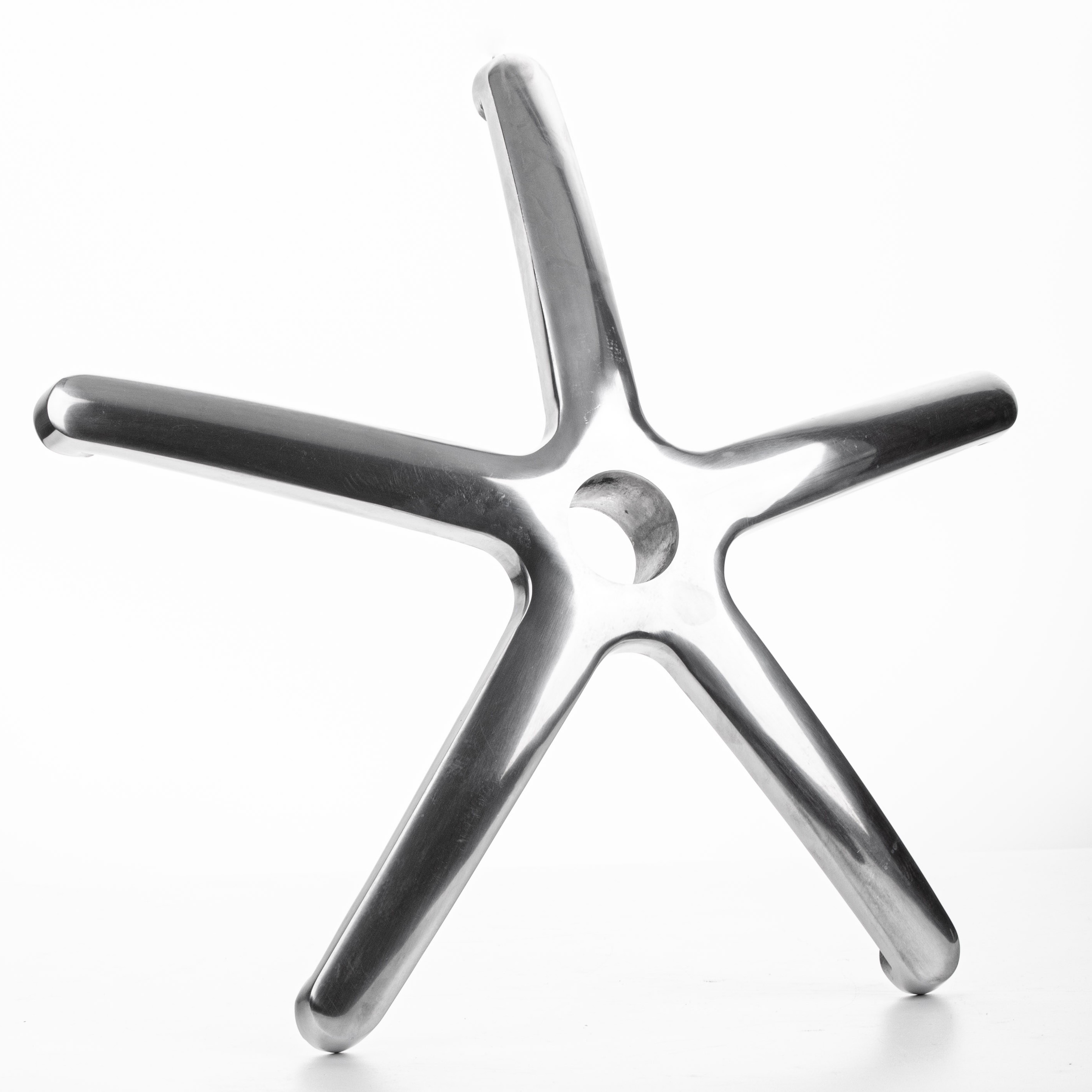 Крестовина для руководительского кресла алюминевая, диаметр 700 мм