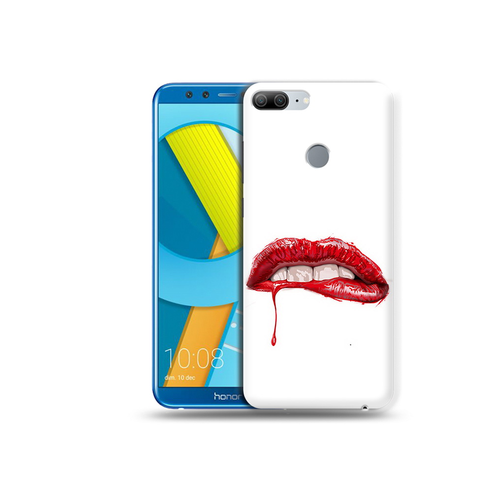 

Чехол MyPads Tocco для Huawei Honor 9 Lite яркие красные губы (PT117118.56.706), Прозрачный, Tocco