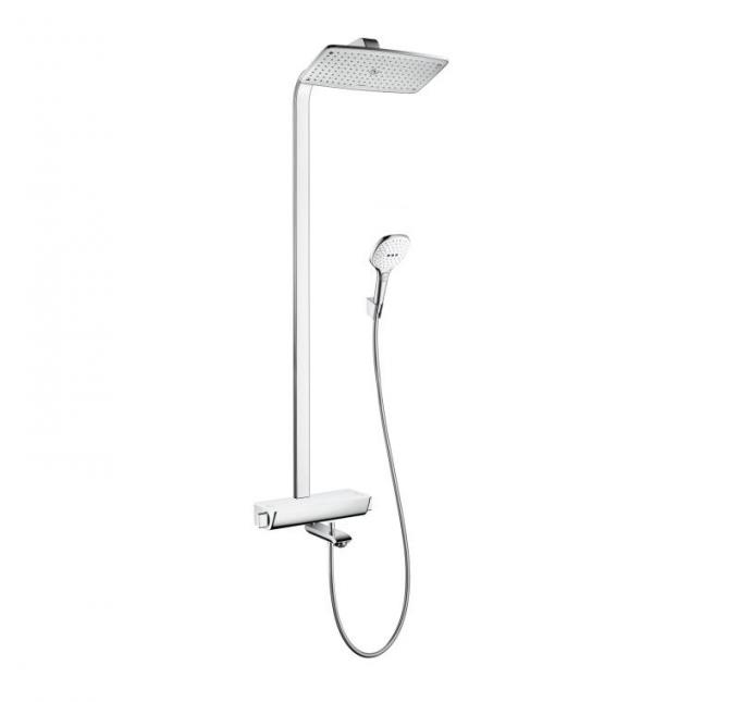 фото 27113400 raindance select e 360 showerpipe для ванны, ?’, белый/хром hansgrohe