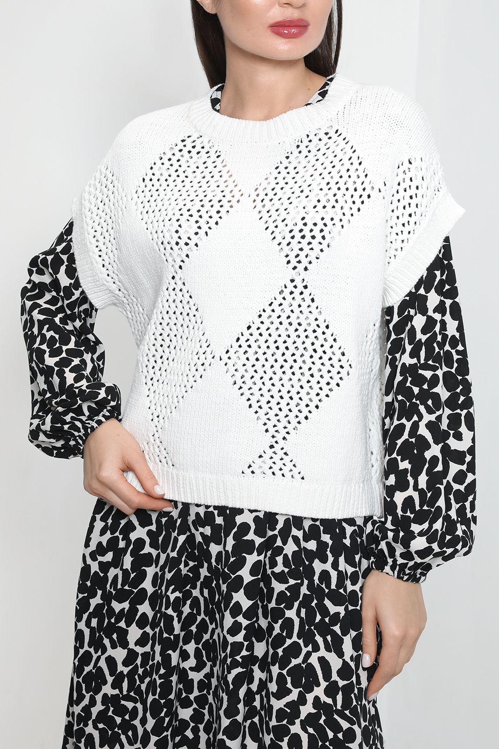 

Жилет женский SABRINA SCALA SS2304Т1422-002 белый XS, SS2304Т1422-002