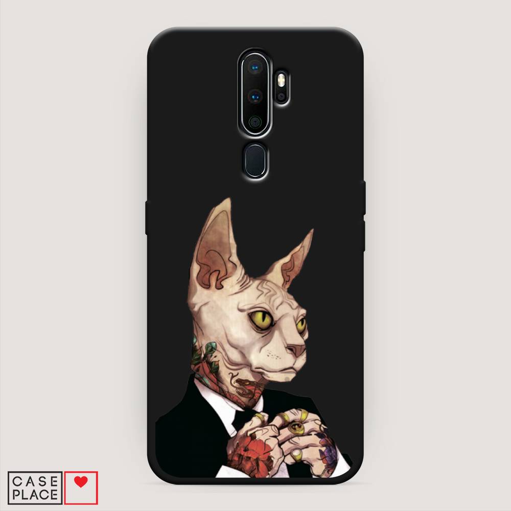 

Чехол Awog на Oppo A5/A9 2020 "Татуированный сфинкс", Разноцветный, 251352-1