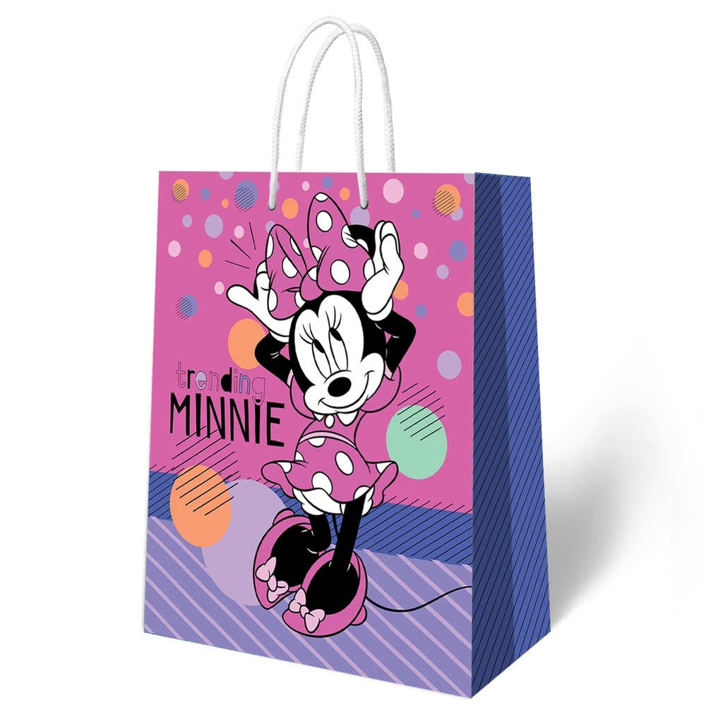 

Подарочный пакет ND Play "Minnie Mouse", 2D, большой, 330х455х100 мм (298529), Разноцветный