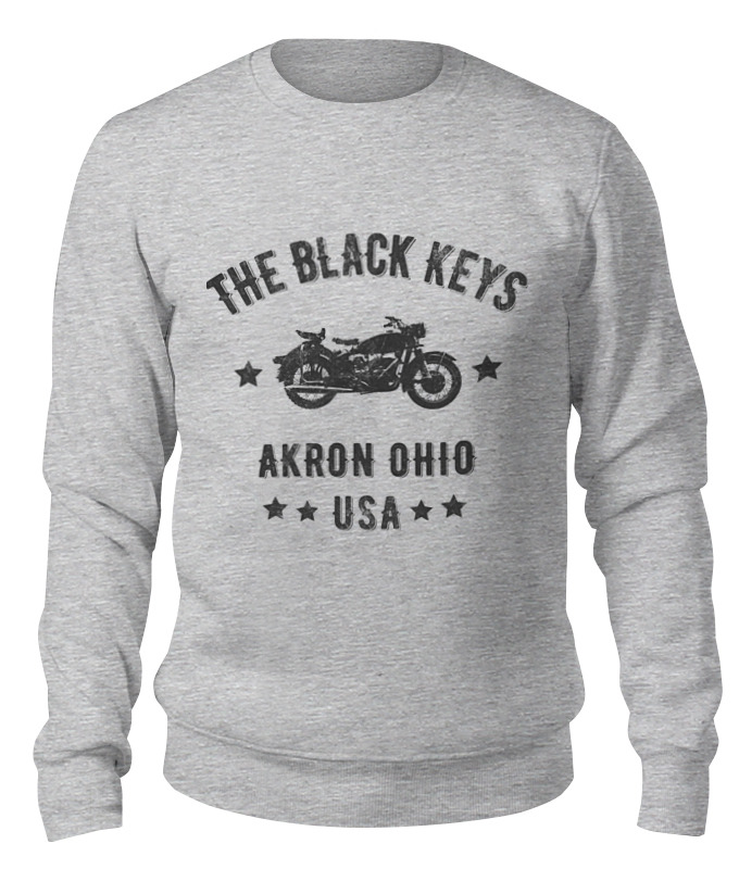 

Свитшот унисекс Printio The black keys серый M, The black keys