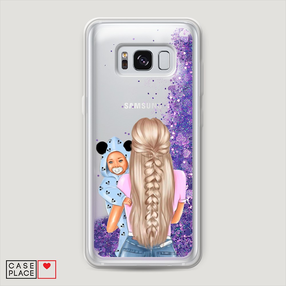 

Чехол Awog на Samsung Galaxy S8 Plus "Молодая мама", Разноцветный, 24892-1