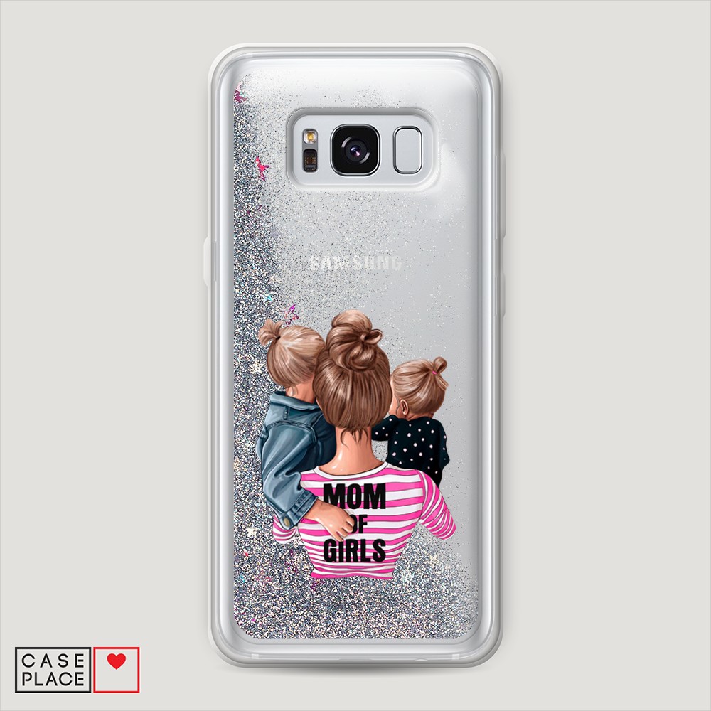 

Чехол Awog на Samsung Galaxy S8 Plus "Mom of Girls", Разноцветный, 24891-1